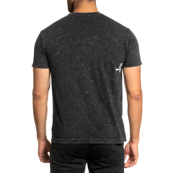 Футболка Affliction River Styx Black Lava Wash