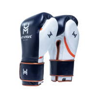 Боксерські рукавиці Hit N Move All Day Pro Gloves Hook and Loop Navy Blue