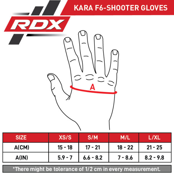 Рукавиці для MMA RDX F6 Kara Shooter Sparring Gloves Matte Black