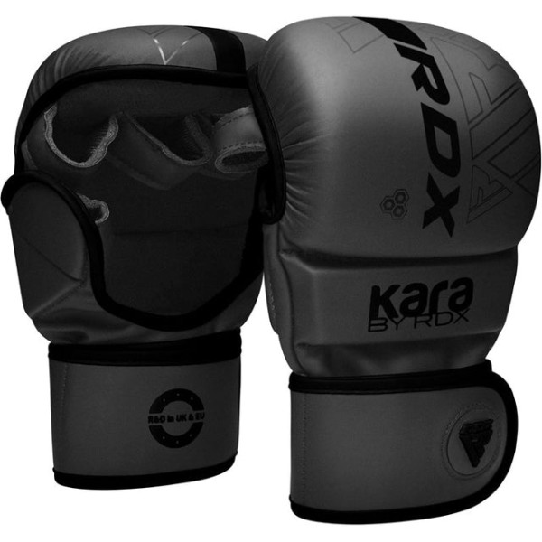 Рукавиці для MMA RDX F6 Kara Shooter Sparring Gloves Matte Black