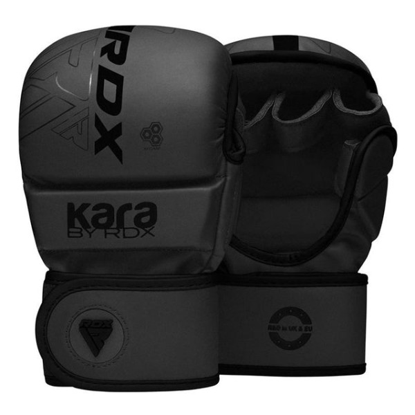 Рукавиці для MMA RDX F6 Kara Shooter Sparring Gloves Matte Black