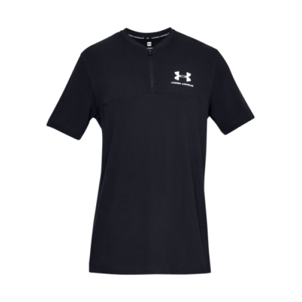 Футболка-поло Under Armour Sportstyle Track 1/2 Zip Black