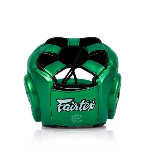 Боксерський шолом Fairtex HG17 Pro Sparring Headguard Green