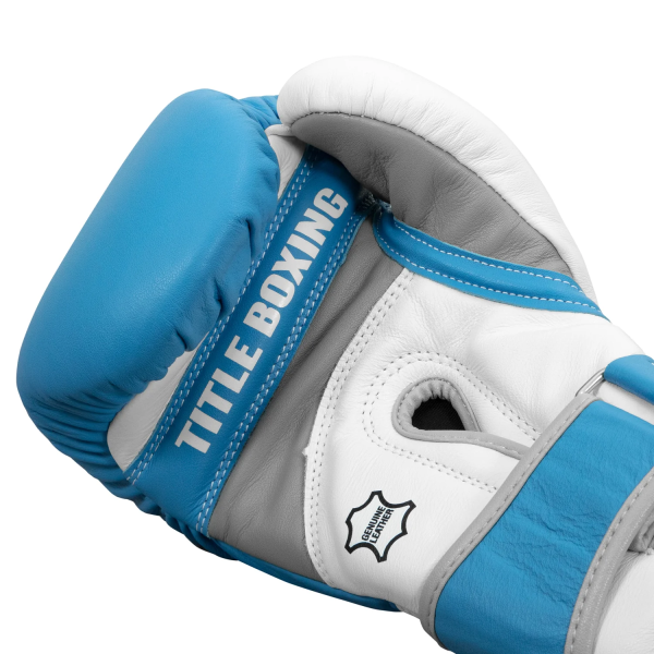 Снарядні рукавиці Title Boxing Gel World V2T Bag Gloves Light Blue White