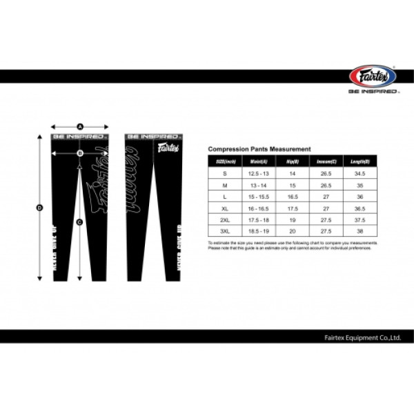Компресійні штани Fairtex CP1 Compression Pants Black