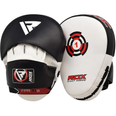 Лапи RDX T1 Curved Boxing Pads WhiteBlack