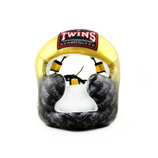 Боксерський шолом Twins FHGL3-TW1 Black-Gold