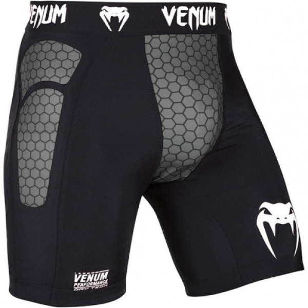 Компресійні шорти Venum Absolute Compression Shorts Black Grey