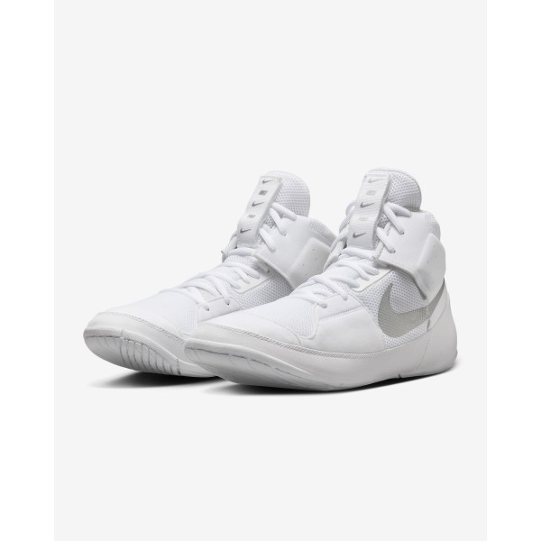 Борцівки Nike Fury Wrestling Shoes White Metallic Silver
