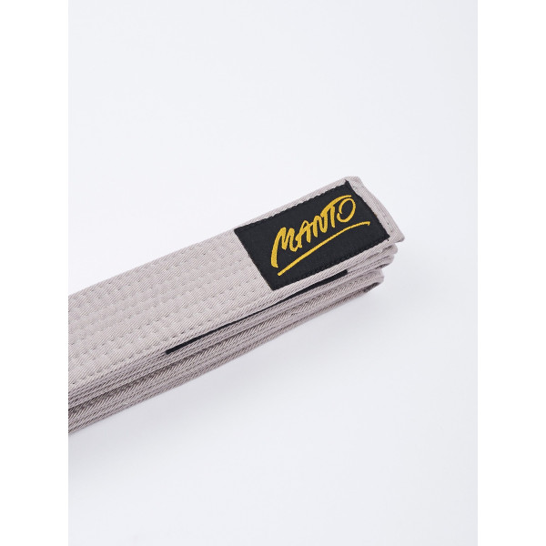 Дитячий пояс для кімоно MANTO Kids Belt BJJ Tag Gray