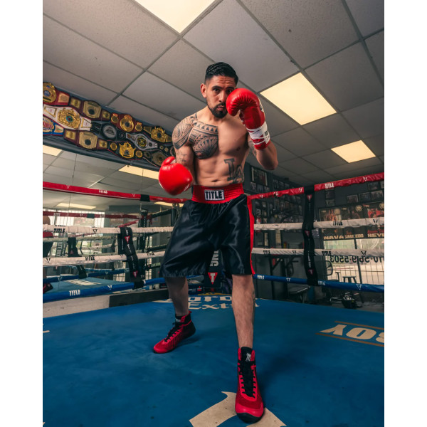 Шорти TITLE Boxing Edge Boxing Trunks 2.0 Black Red
