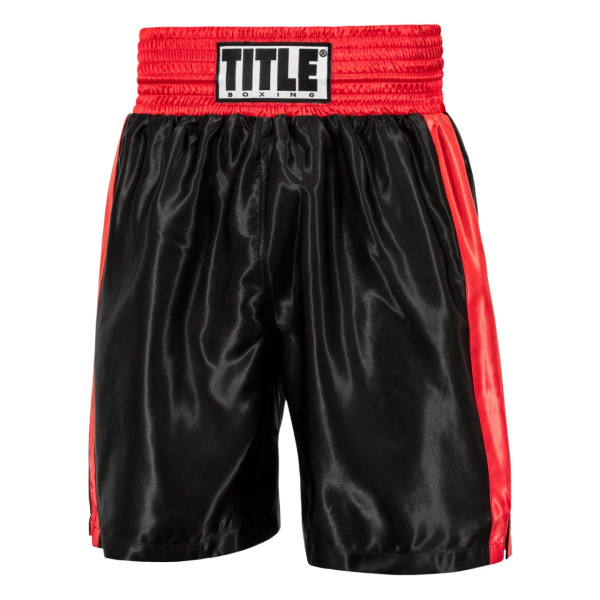 Шорти TITLE Boxing Edge Boxing Trunks 2.0 Black Red