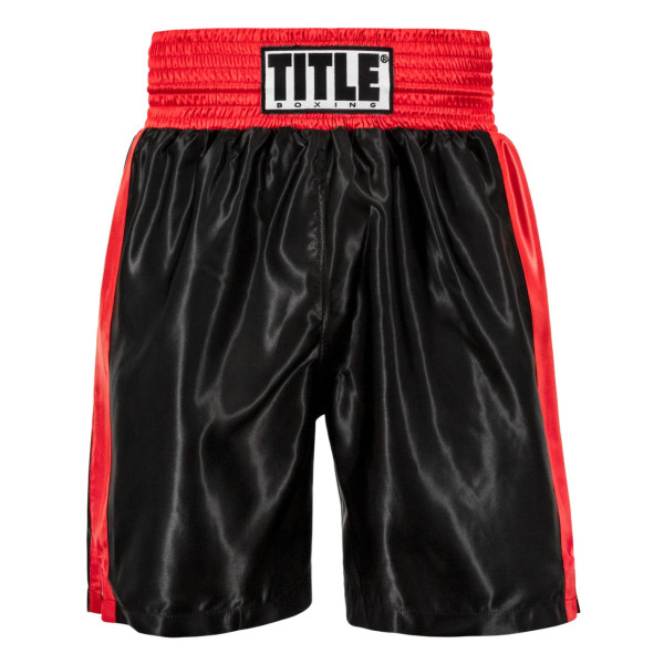 Шорти TITLE Boxing Edge Boxing Trunks 2.0 Black Red