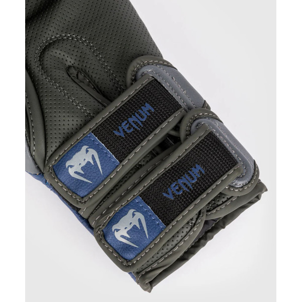 Боксерські рукавиці Venum Reverso Boxing Gloves - Storm Grey/Royal Blue