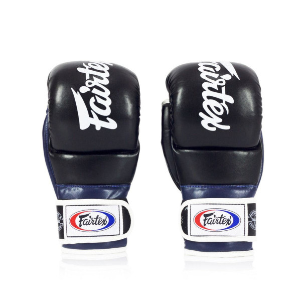 Рукавиці для ММА Fairtex FGV18 Super Sparring Gloves Black Blue
