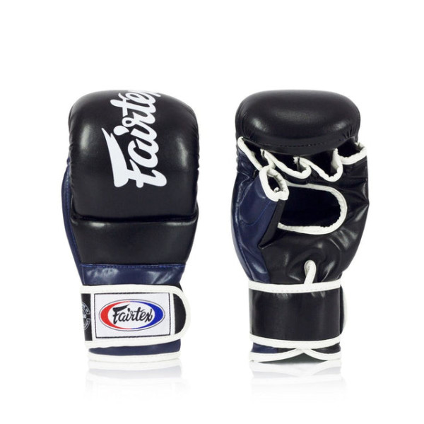 Рукавиці для ММА Fairtex FGV18 Super Sparring Gloves Black Blue