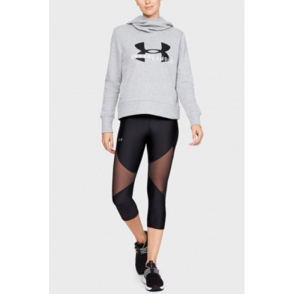 Жіноче худі Under Armour Rival Fleece Logo Gray
