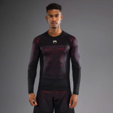 Рашгард Venum G-Fit Air Men's Long Sleeve Rashguard Deep Black Fire Red