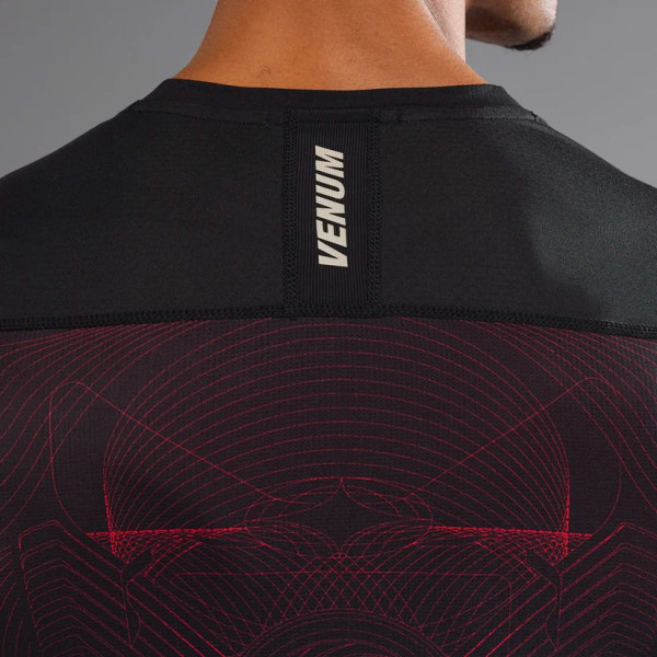 Рашгард Venum G-Fit Air Men's Long Sleeve Rashguard Deep Black Fire Red