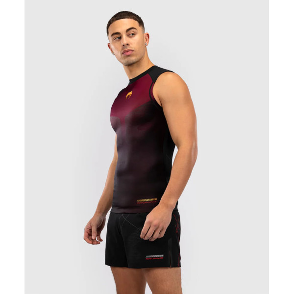 Рашгард Venum Tactical XT Sleeveless Rashguard - Black/Burgundy/Gold