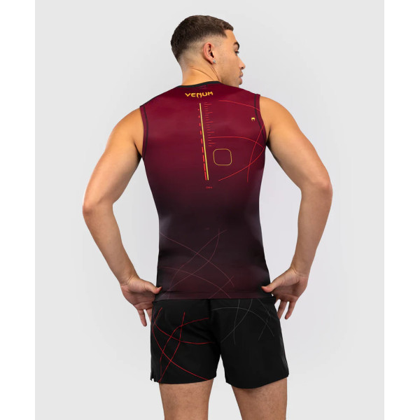 Рашгард Venum Tactical XT Sleeveless Rashguard - Black/Burgundy/Gold