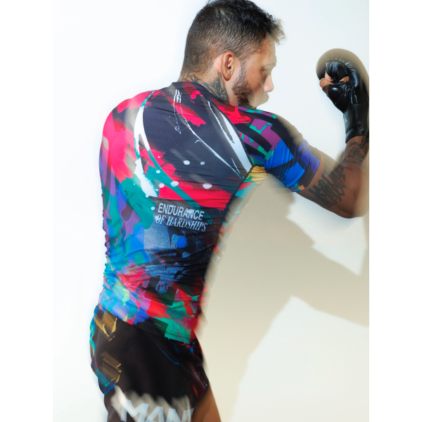 Рашгард MANTO Rashguard Shortsleeve Rave