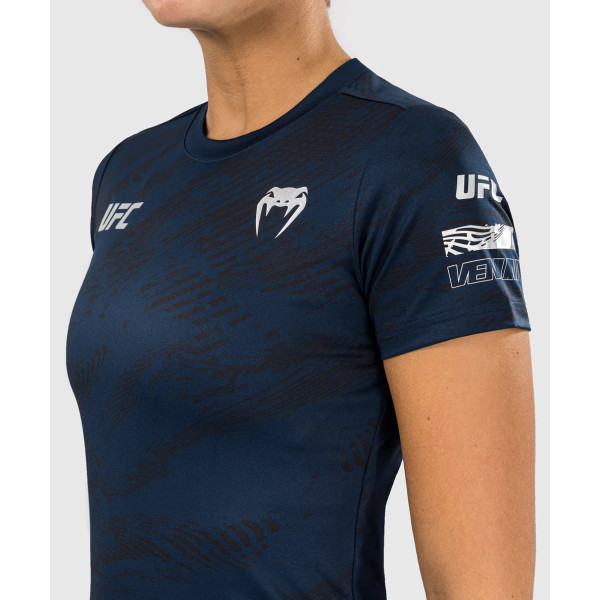 ЖІноча футболка UFC Venum FIGHT WEEK 4.0 Women's Dry Tech Blue