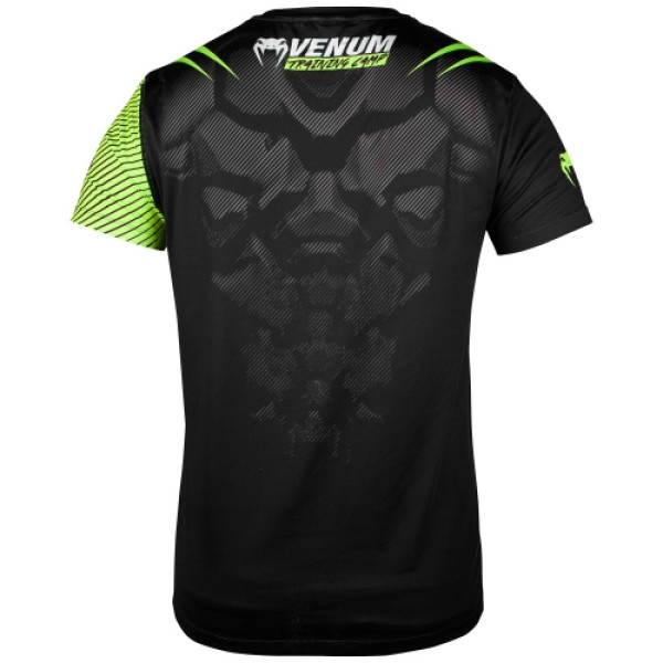 Футболка Venum Training Camp 2.0 T-shirt Black Neo Yellow