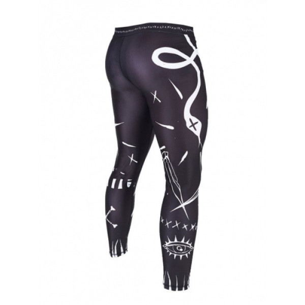 Компрессионные штаны MANTO Grappling Tights Voodoo 2.0 Black