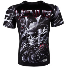 Рашгард Venum Samurai Skull Rashguard Short Sleeves Black