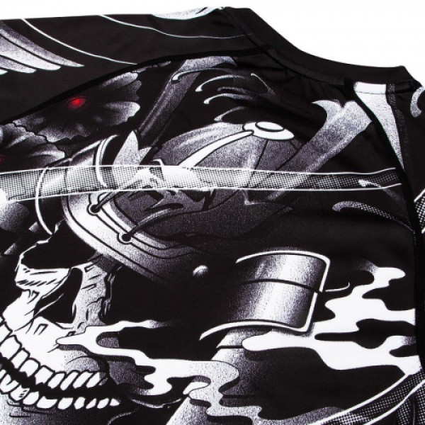 Рашгард Venum Samurai Skull Rashguard Short Sleeves Black