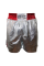 Шорти для боксу Cleto Reyes Boxing Trunks Silver Skin Lycra Silver Red