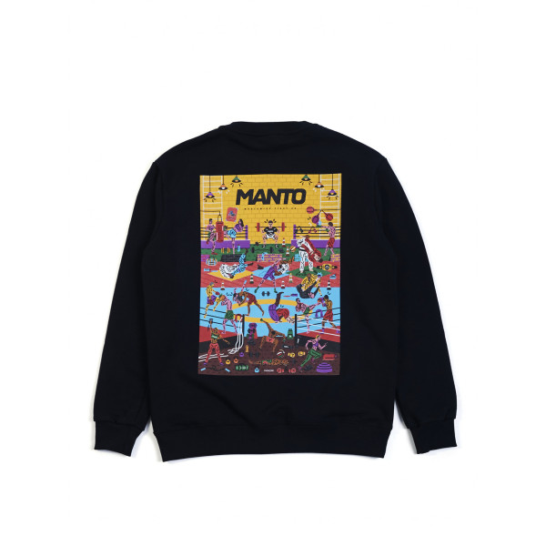 Світшот MANTO Crewneck Gym 2.0 Black