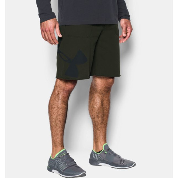 Шорти Under Armour Rival Fleece Exploded Logo Artillery Green