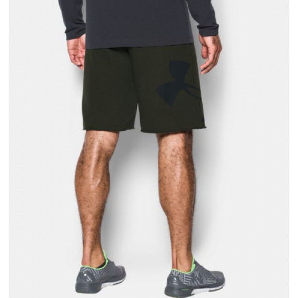 Шорти Under Armour Rival Fleece Exploded Logo Artillery Green