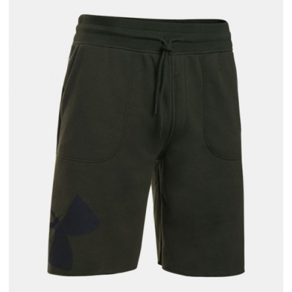 Шорти Under Armour Rival Fleece Exploded Logo Artillery Green