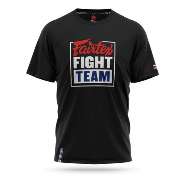 Футболка Fairtex TST51 Original Fight Team Black Blue