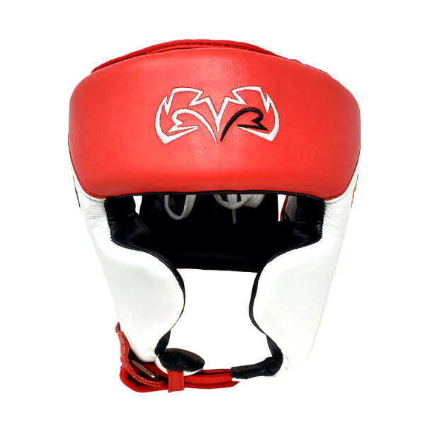 Боксерський шолом Rival RHGC2C Amateur Competition Headgear with Cheek Protectors Red White