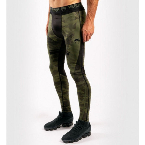 Компресійні штани Venum Trooper Tights Forest Camo Black