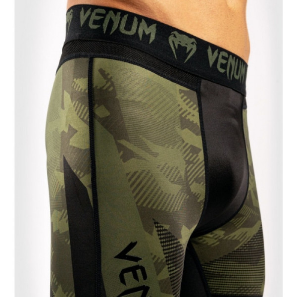 Компресійні штани Venum Trooper Tights Forest Camo Black