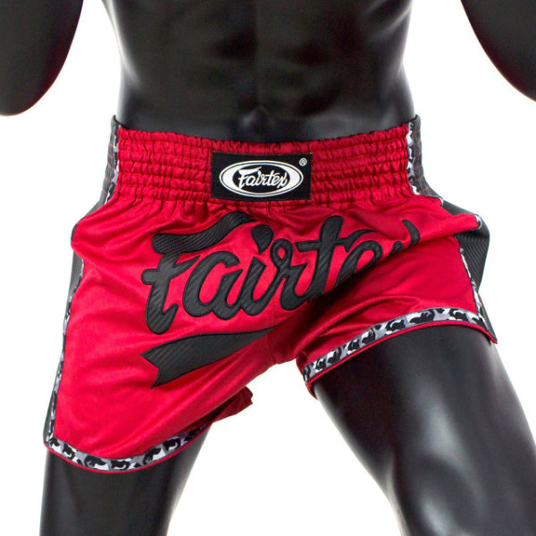 Тайські шорти Fairtex BS1703 Red Black