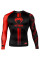 Рашгард Venum Logos Rashguard Long Sleeves Black Red