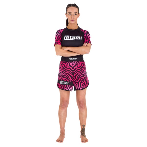 Жіночі шорти для MMA Tatami Ladies Recharge Grappling Shorts Pink