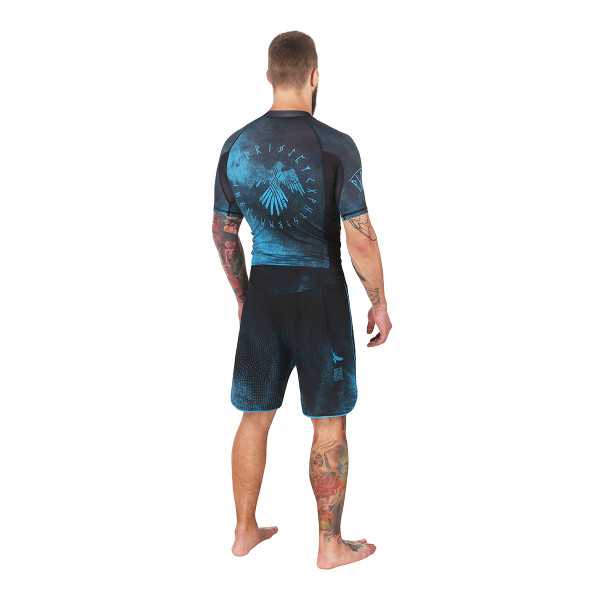 Рашгард Peresvit Overpower Blue Short Sleeve