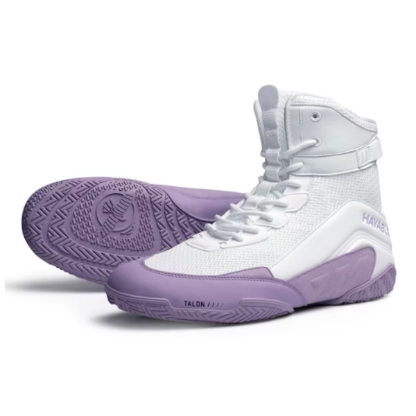 Боксерки Hayabusa Talon Boxing Shoes White Lavender