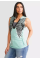 Жіноча безрукавка Affliction Age of Winter Rust Tank Lt Jade Construction Wash
