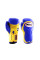 Боксерські рукавиці Twins Velcro Extra Design BGVL6 Gold Blue