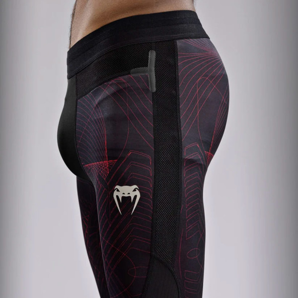 Легінси Venum G-Fit Air Men's Spats Deep Black Fire Red