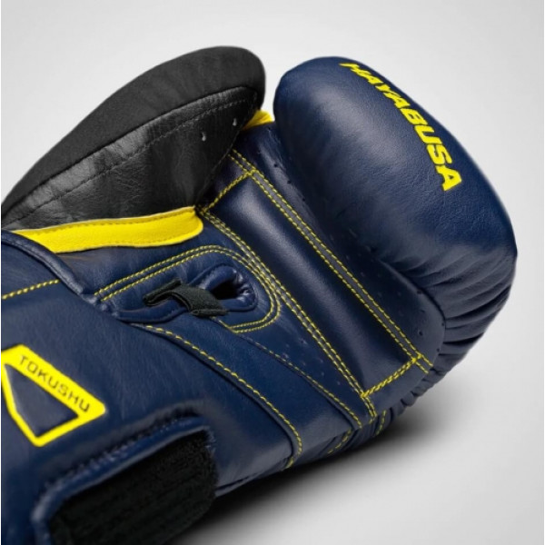Боксерські рукавиці Hayabusa T3 Boxing Gloves Navy Yellow