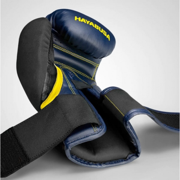 Боксерські рукавиці Hayabusa T3 Boxing Gloves Navy Yellow